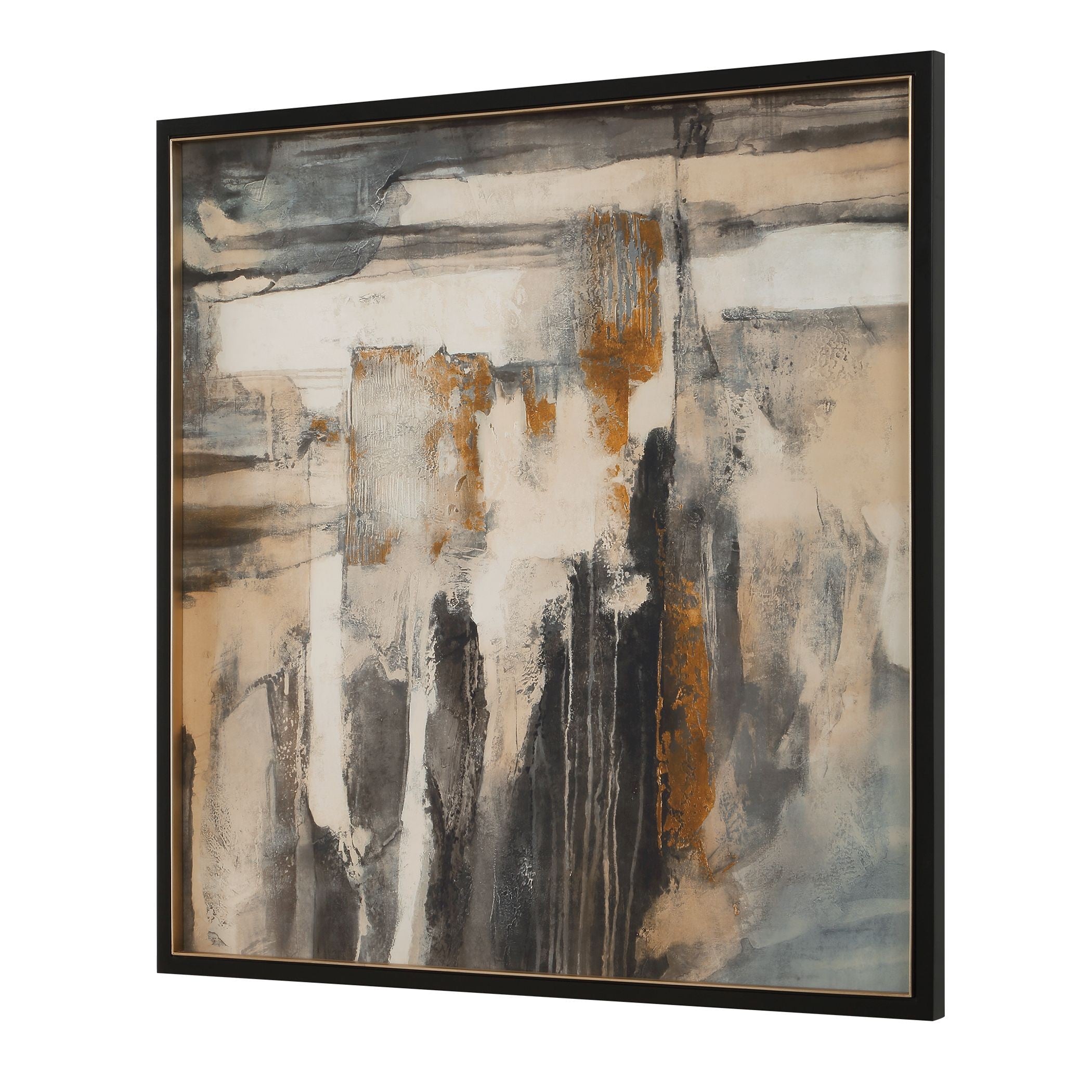 Uttermost - 32467 - Abstract Art - Landslide - Black