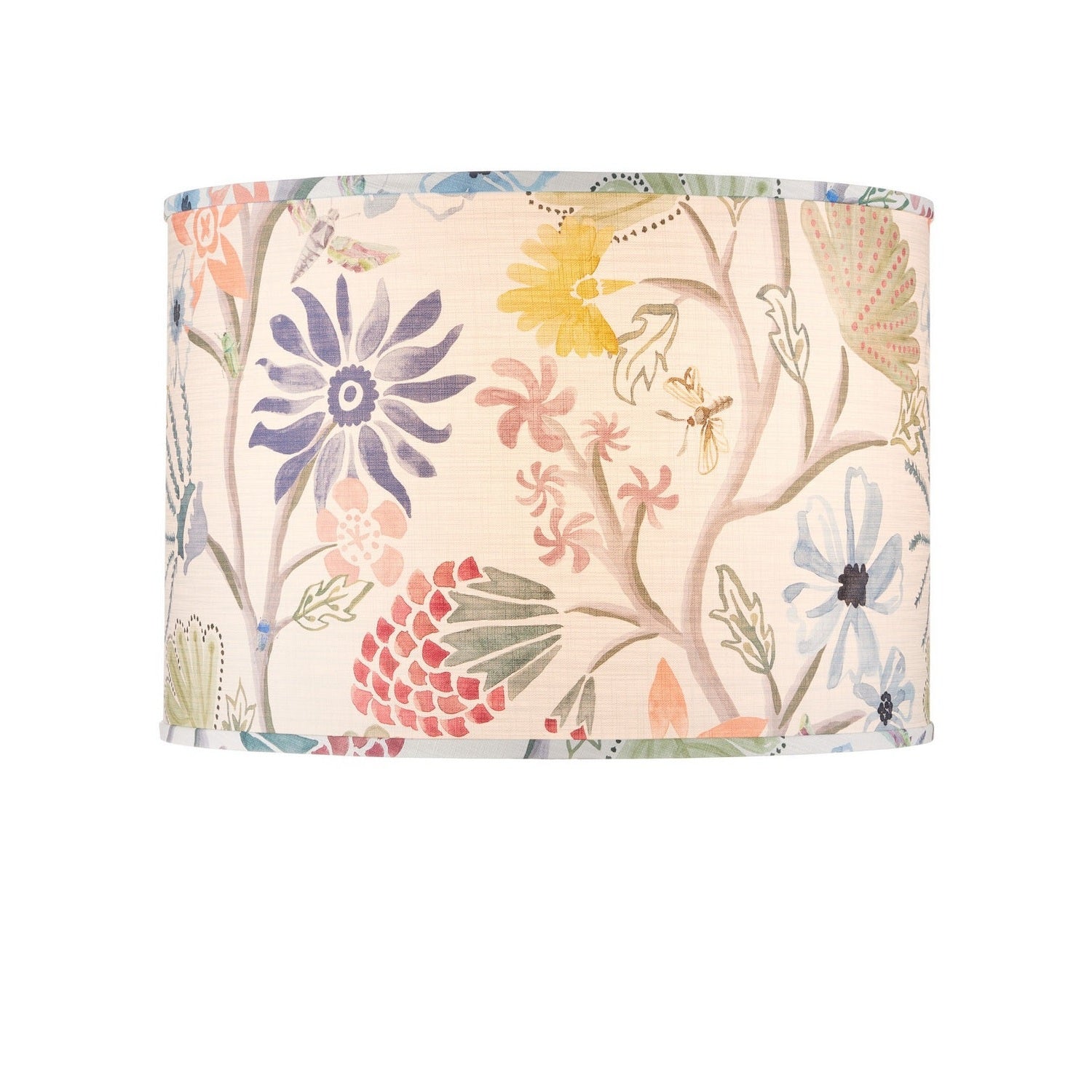 Currey and Company - 0900-6010 - Lamp Shade - Madeline - Ivory/Blue/Green/Yellow/Magenta