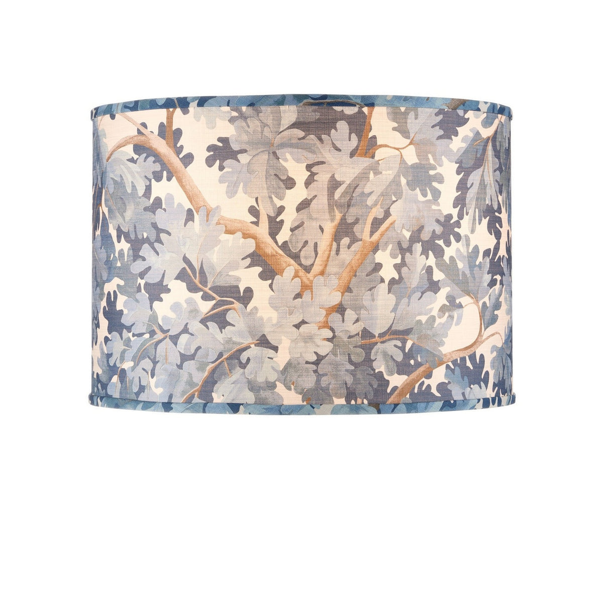 Currey and Company - 0900-6011 - Lamp Shade - Woodland - Blue/Brown/Ivory