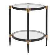 Uttermost - 50360 - Side Table - Chadid - Black Iron
