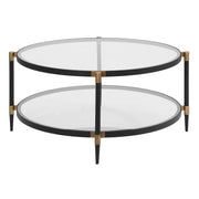 Uttermost - 50361 - Coffee Table - Chadid - Black Iron
