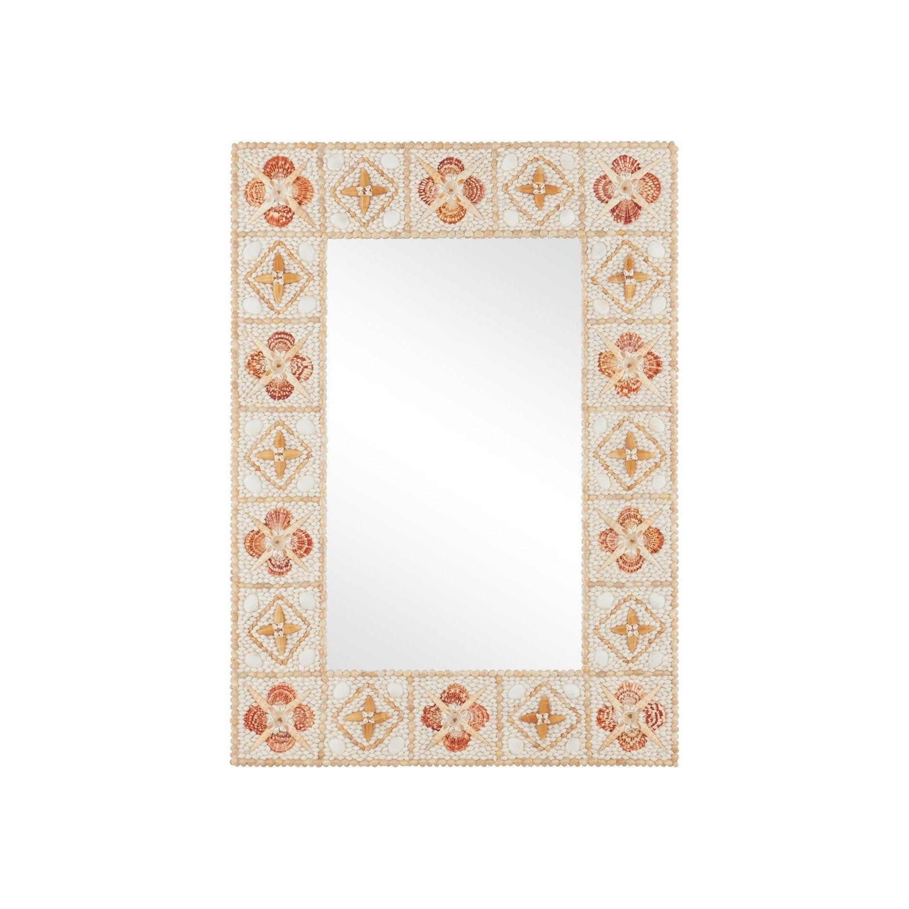 Currey and Company - 1000-0169 - Mirror - Junonia Rectangular Mirror - Natural