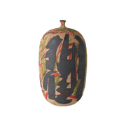 Currey and Company - 1200-0999 - Vase - Zeal Multi-Colored Vase - Black / Yellow / Green / Red