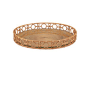 Currey and Company - 1200-1041 - Tray - Tegal - Natural / Clear