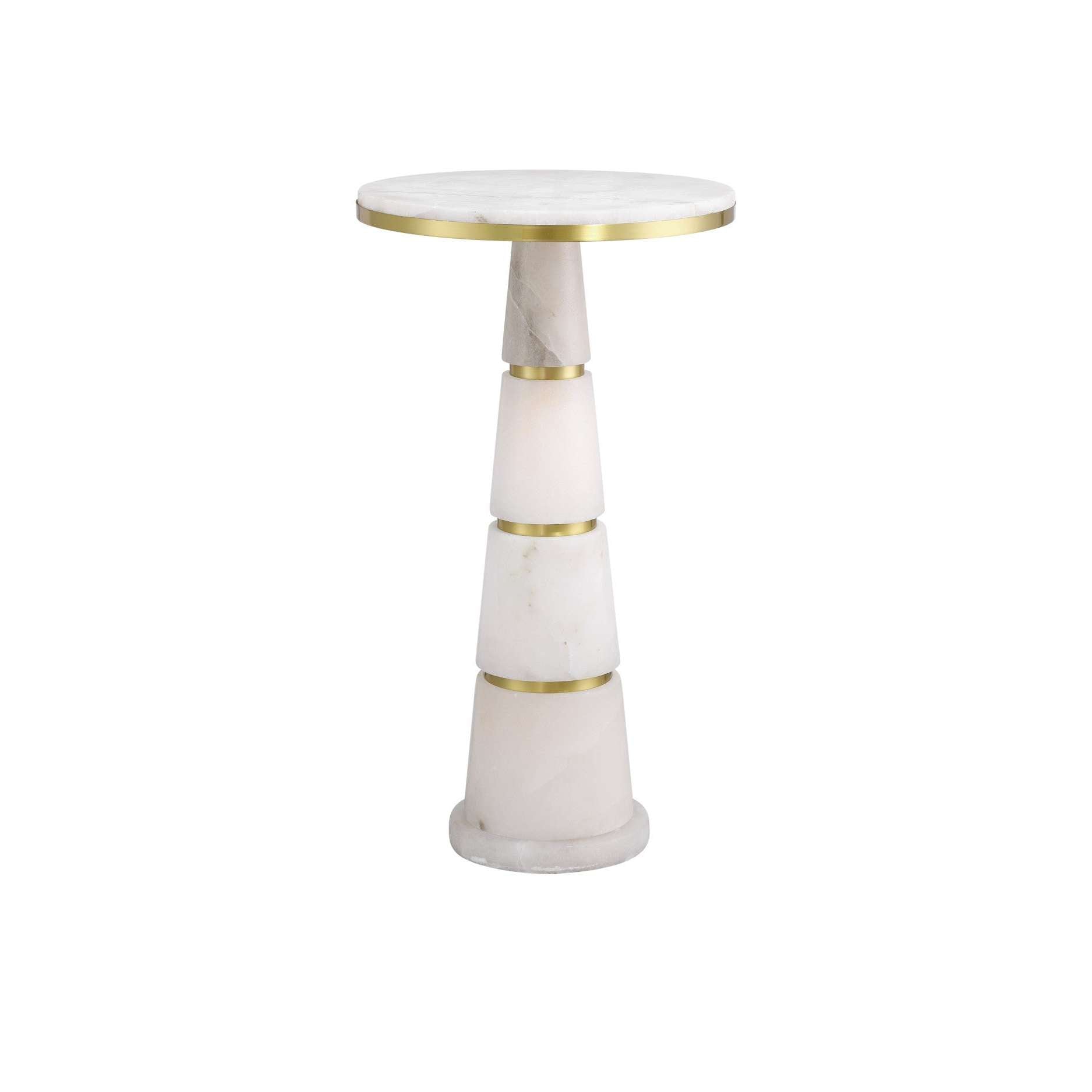 Currey and Company - 3000-0320 - Drinks Table - Eleanora - Natural / Natural Brass