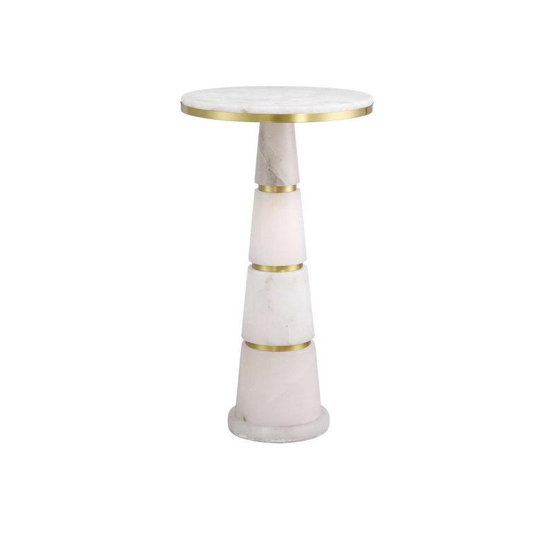 Currey and Company - 3000-0320 - Drinks Table - Eleanora - Natural / Natural Brass
