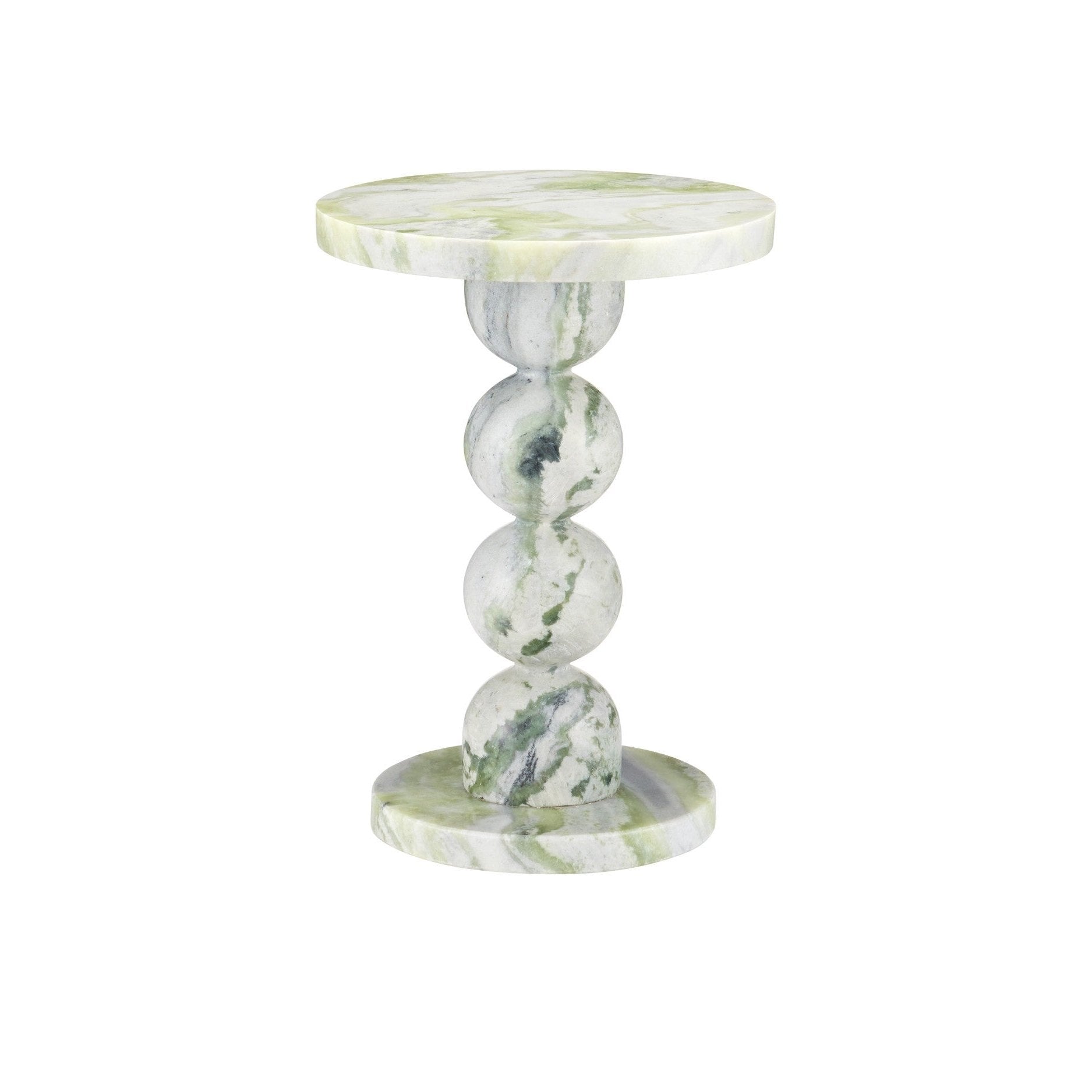 Currey and Company - 3000-0325 - Accent Table - Turner Green Onyx Accent Table - Natural