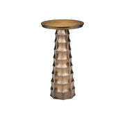 Currey and Company - 4000-0229 - Drinks Table - Gridiron Drinks Table - Antique Brass