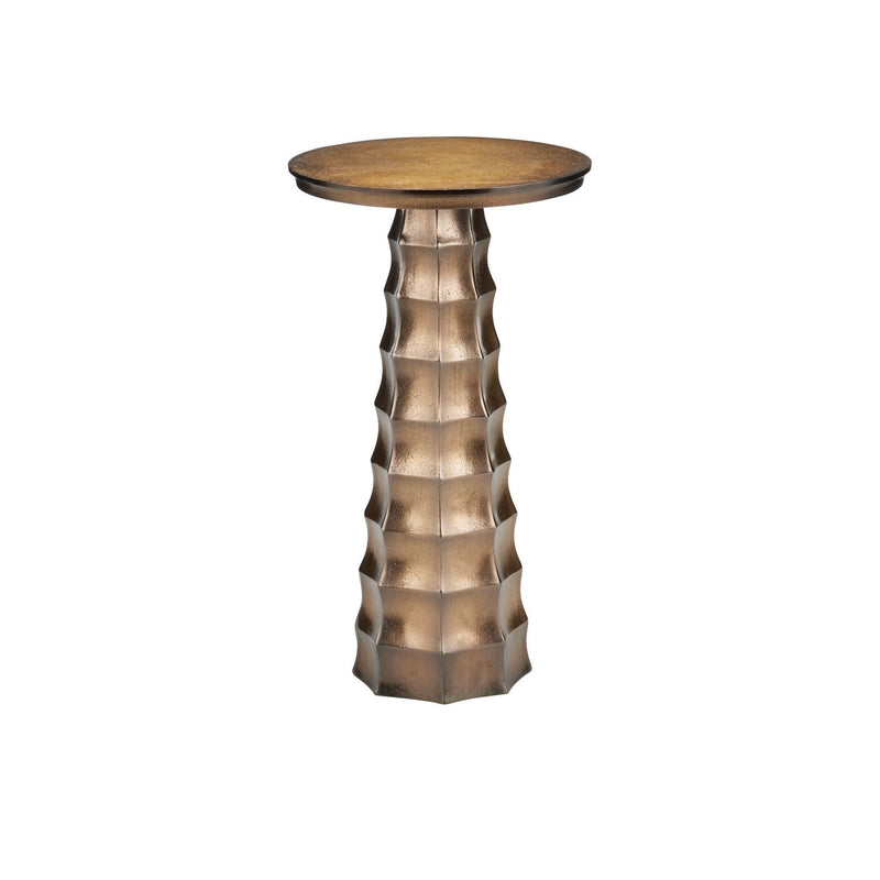 Currey and Company - 4000-0229 - Drinks Table - Gridiron Drinks Table - Antique Brass