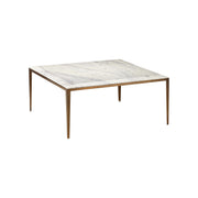 Currey and Company - 4000-0237 - Cocktail Table - Oblique - Natural / Antique Brass
