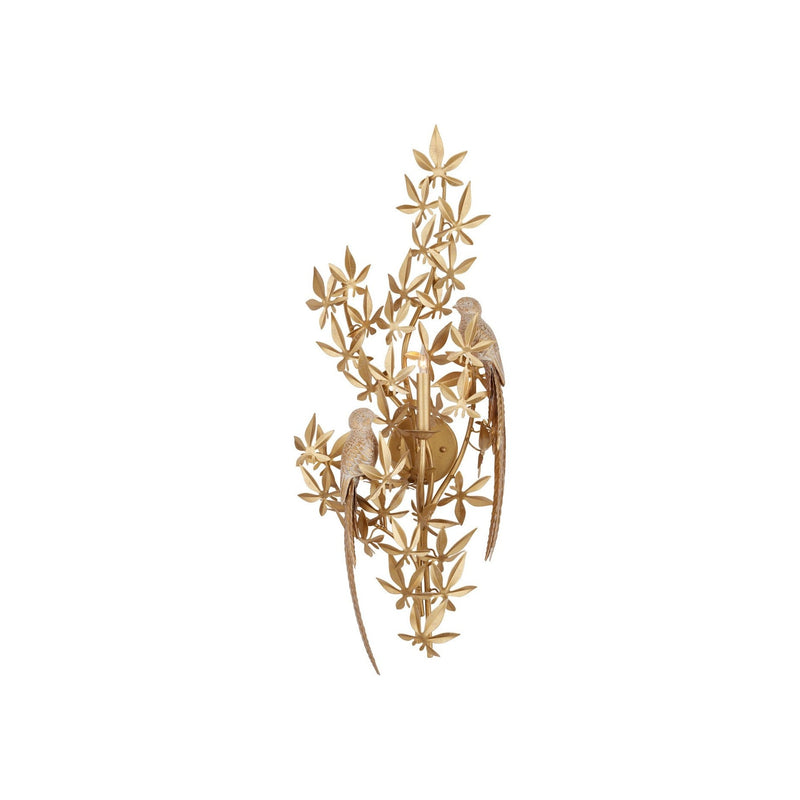 Currey and Company - 5000-0282 - One Light Wall Sconce - Aviary - Swedish Gold