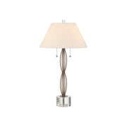 Currey and Company - 6000-1018 - Two Light Table Lamp - Mizner Table Lamp - Antique Brass / Clear