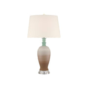 Currey and Company - 6000-1024 - One Light Table Lamp - Happy 80's - Brown / Light Blue / Clear