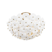 Metropolitan - N1823-732 - Three Light Semi-Flush Mount - Coastlyn - Legacy Brass