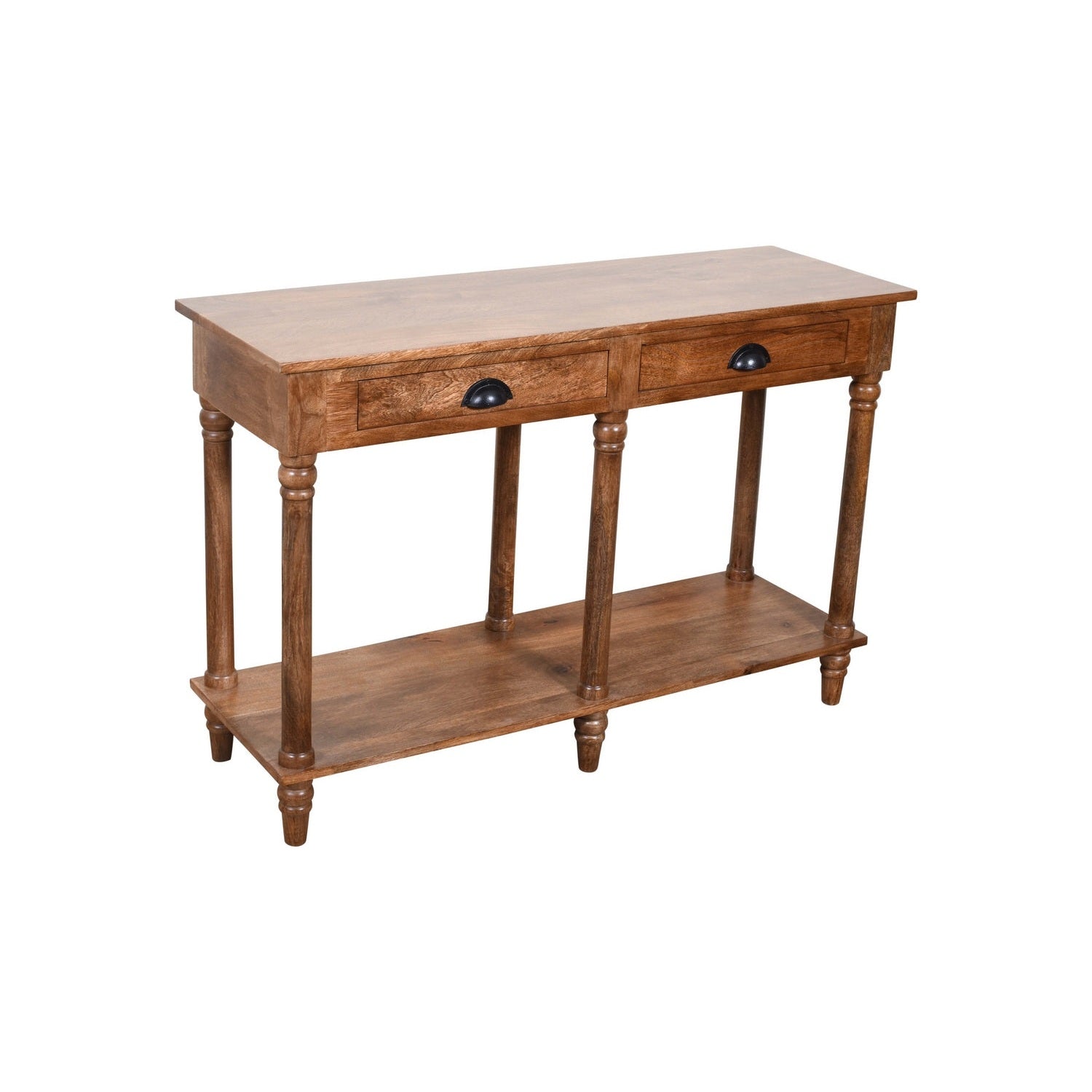 Forty West - 80069 - Console - Tessen - Medium Brown Wood