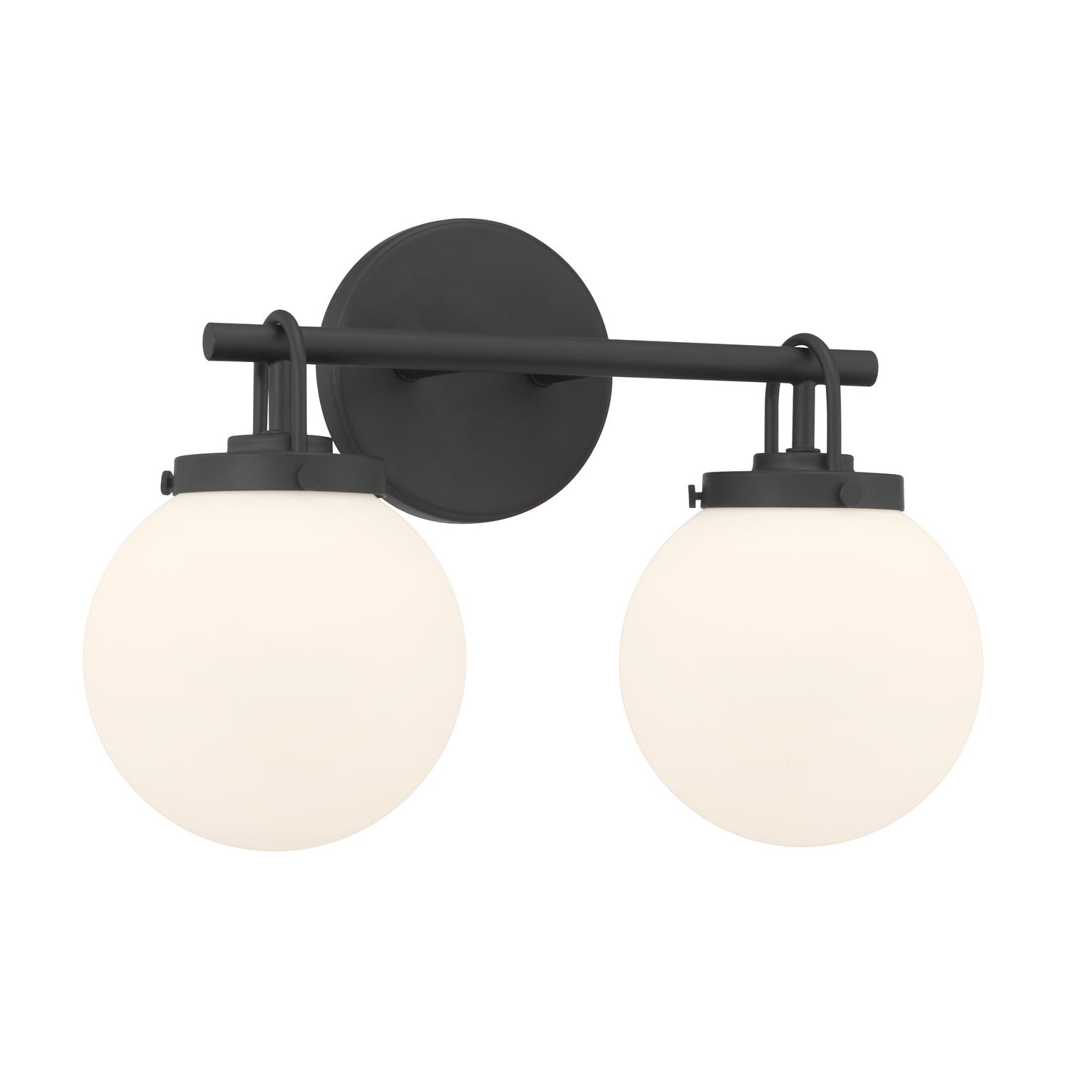 Minka-Lavery - 12012-899 - Two Light Vanity - Ortesa - Dark Matte Black