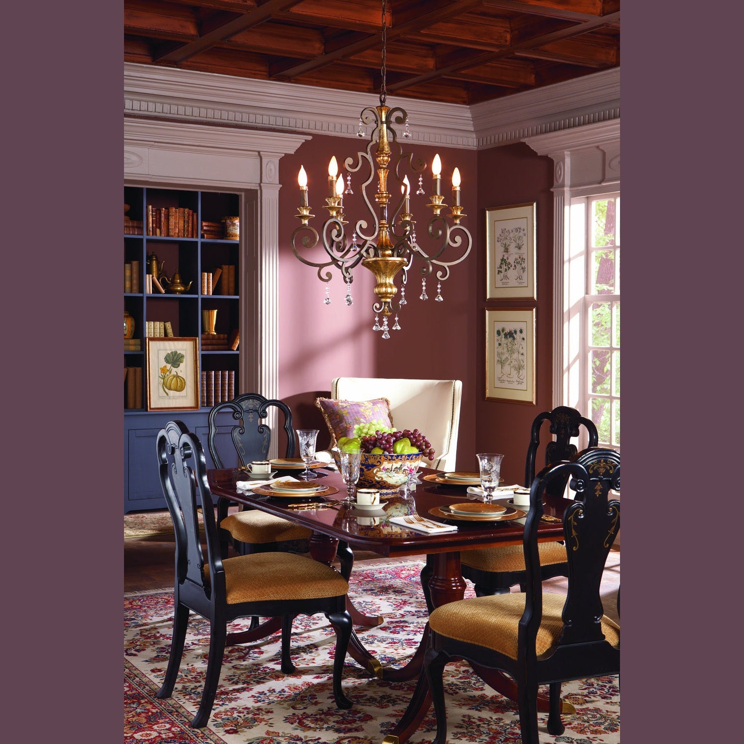Quoizel - MQ5006HL - Six Light Chandelier - Marquette - Heirloom