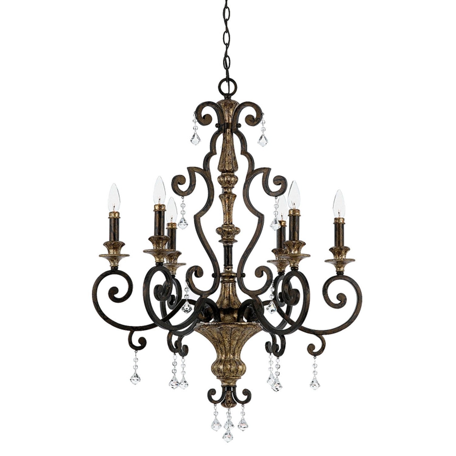 Quoizel - MQ5006HL - Six Light Chandelier - Marquette - Heirloom