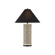 Currey and Company - 6000-1036 - One Light Table Lamp - Nebulon - Natural/Black