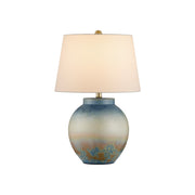 Currey and Company - 6000-1039 - One Light Table Lamp - Dawning - Yellow/Blue