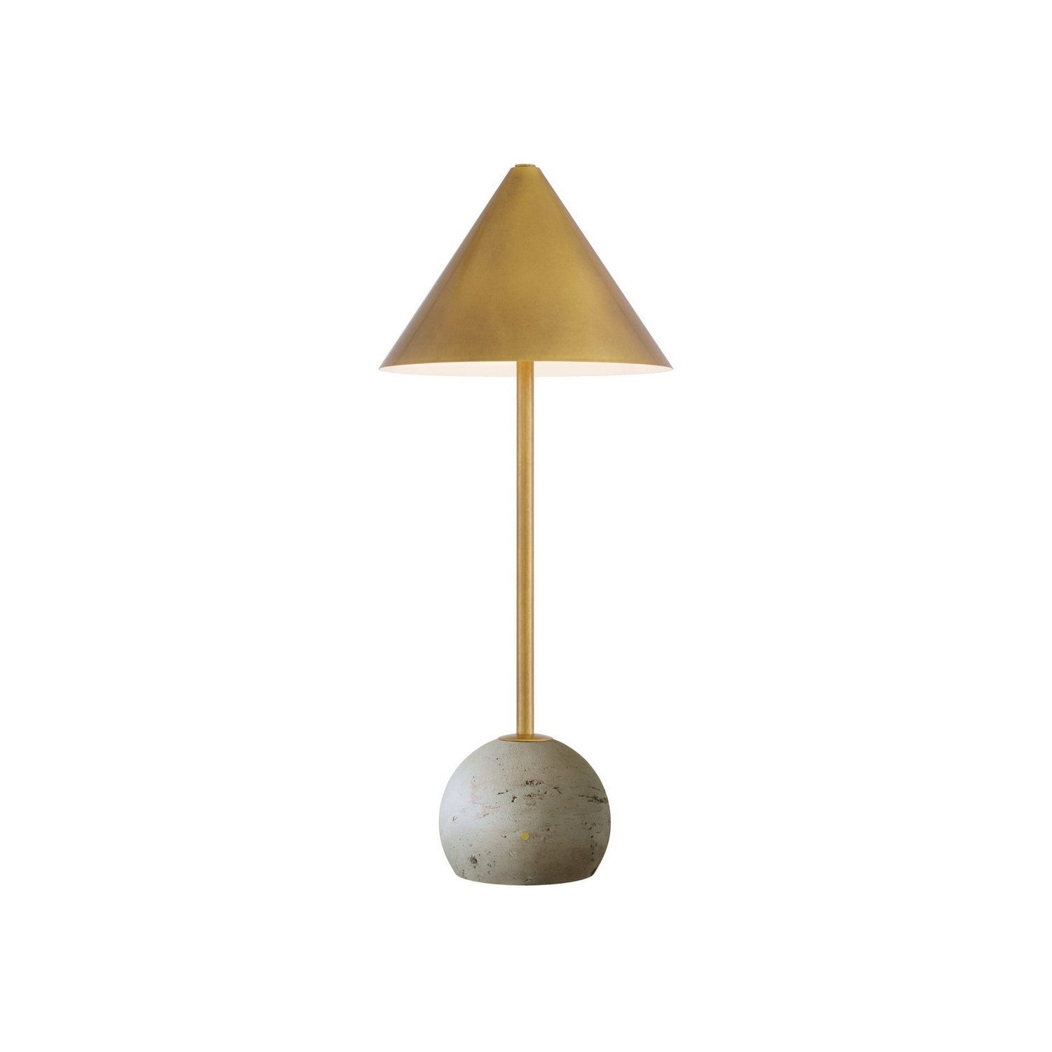 Currey and Company - 6700-0014 - One Light Table Lamp - Journey - Antique Brass/Natural