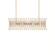 Currey and Company - 9000-1286 - Eight Light Chandelier - Marquise - Clear/Luxor Gold