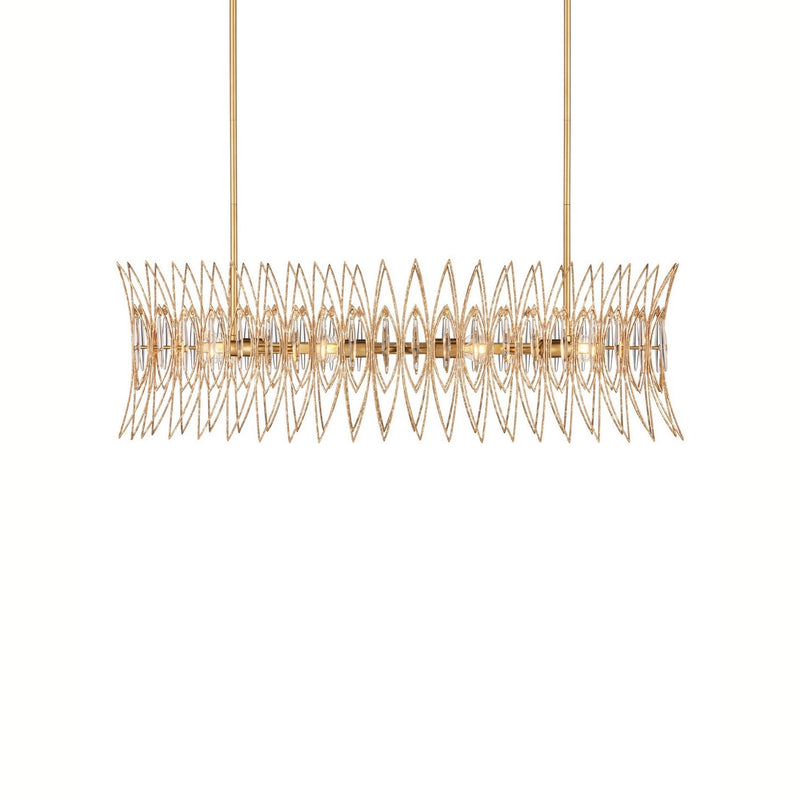 Currey and Company - 9000-1286 - Eight Light Chandelier - Marquise - Clear/Luxor Gold