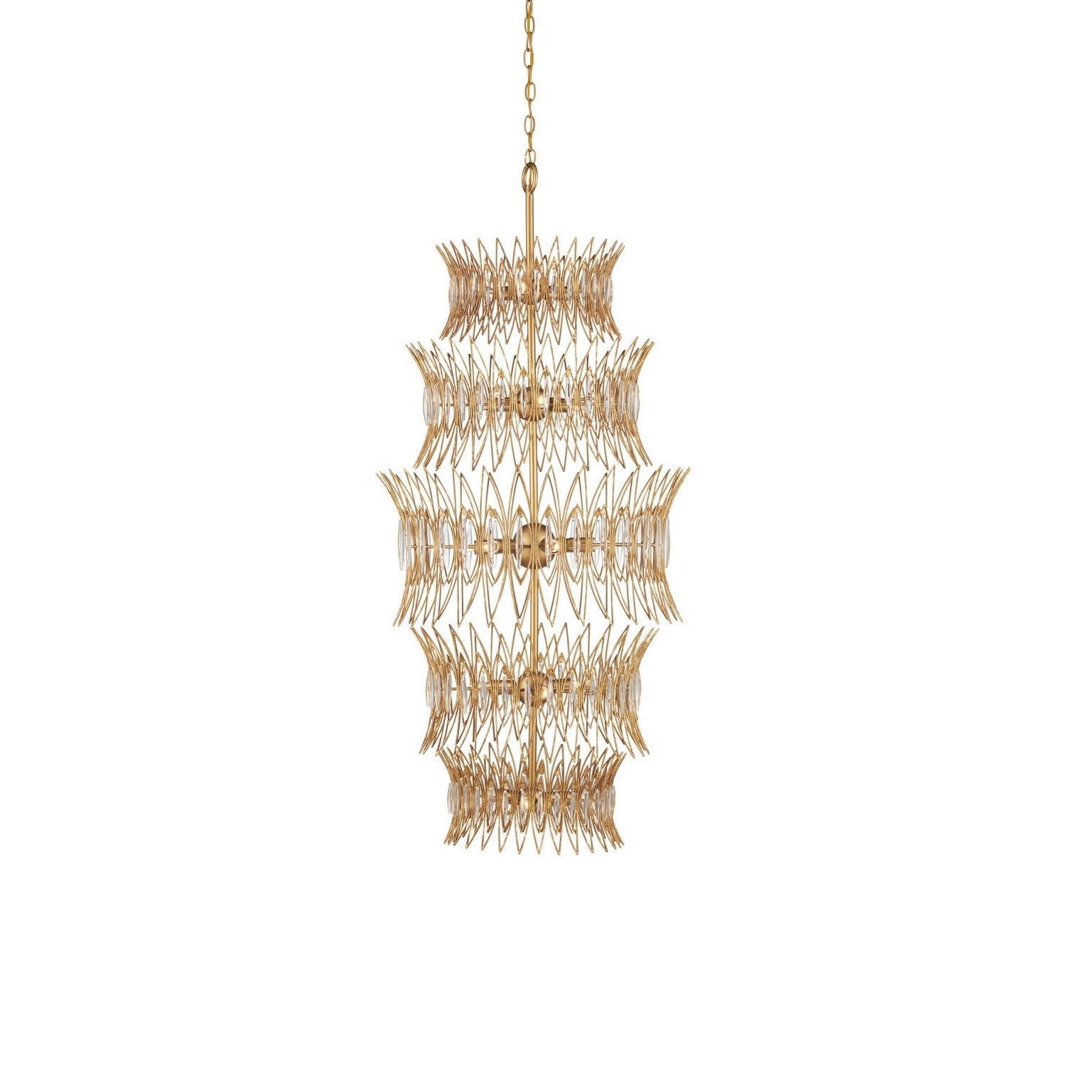 Currey and Company - 9000-1288 - 18 Light Chandelier - Marquise - Clear/Luxor Gold