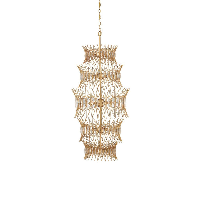 Currey and Company - 9000-1288 - 18 Light Chandelier - Marquise - Clear/Luxor Gold