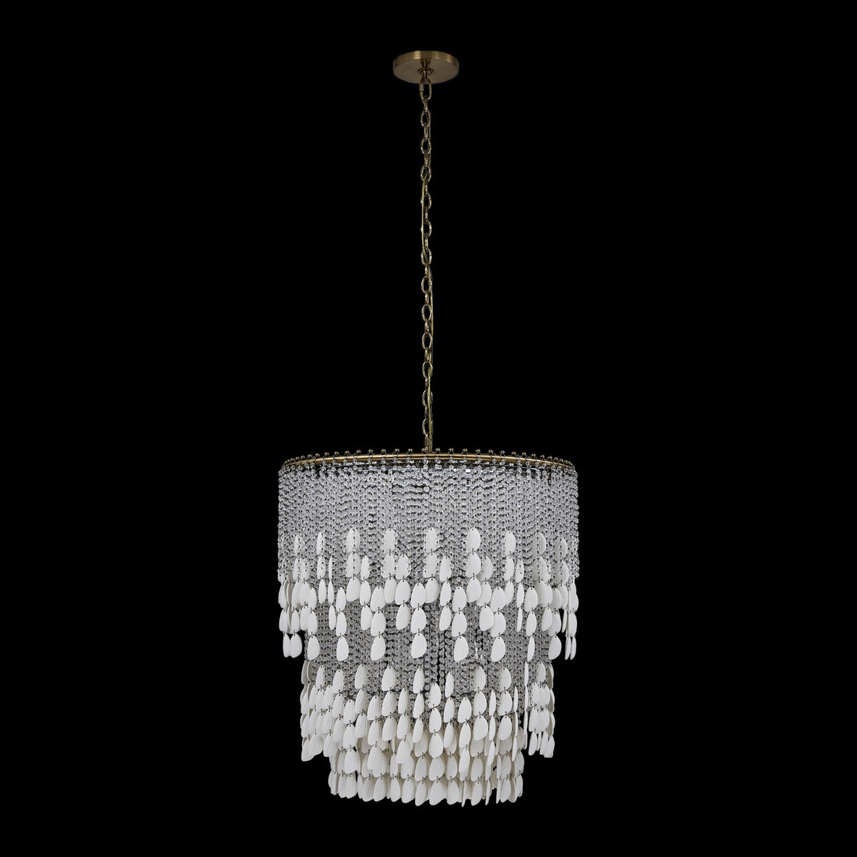 Allegri - 047355-038-FR001 - 18 Light Chandelier - Farfalle - Brushed Champagne Gold