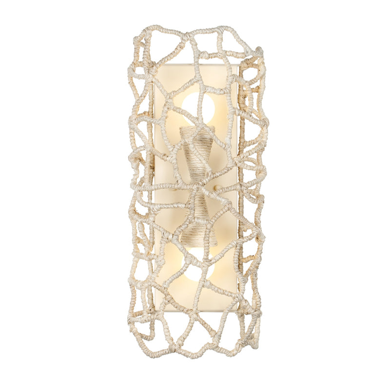 Kalco - 527321WIV - Two Light Wall Sconce - Reef - Warm Ivory