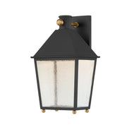 Troy Lighting - B5716-TBK/PBR - One Light Wall Sconce - Gladden - Texture Black