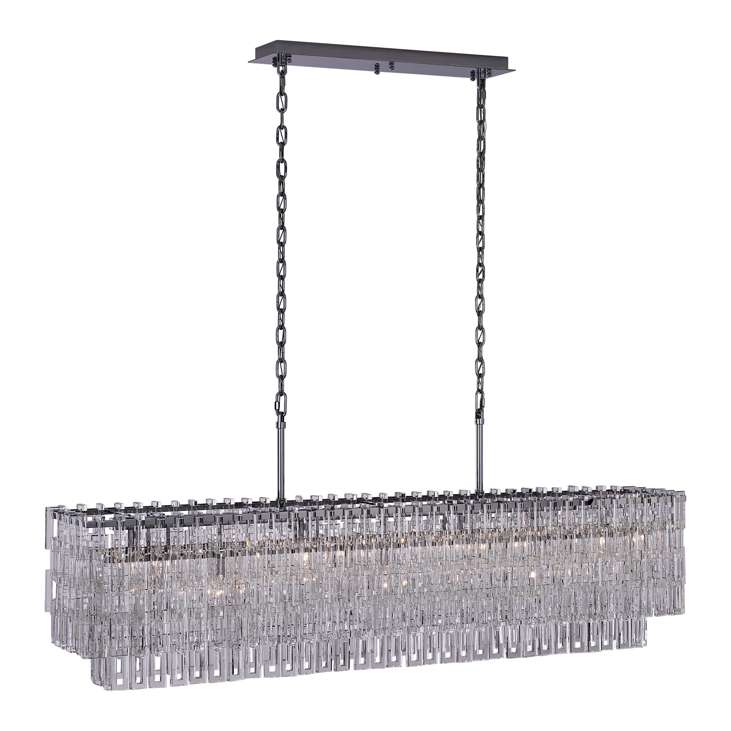 Allegri - 047161-010-FR001 - Seven Light Linear Pendant - Catene - Chrome