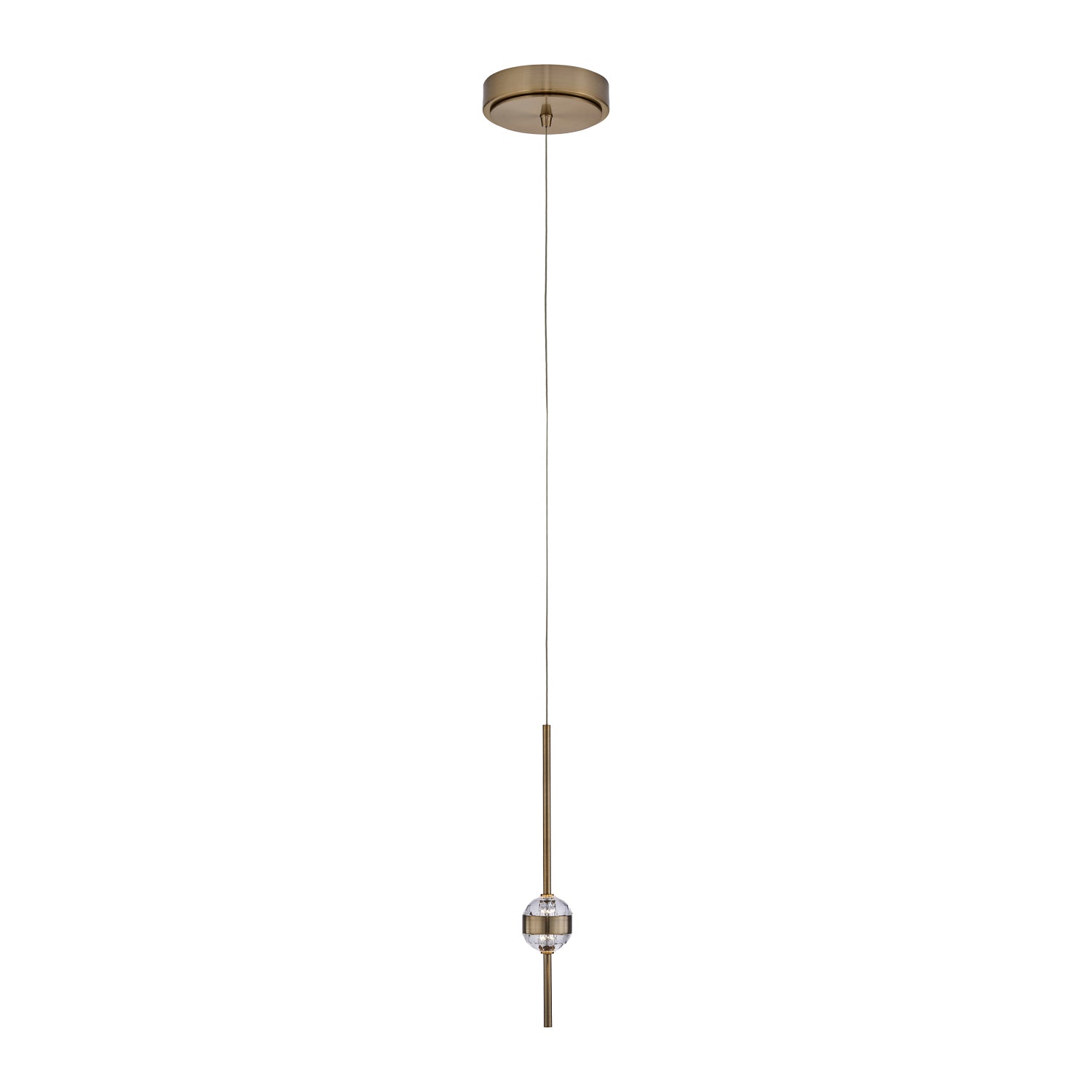 Allegri - 047611-044-FR001 - LED Mini Pendant - Goccia - Winter Brass