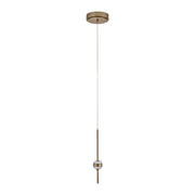 Allegri - 047611-044-FR001 - LED Mini Pendant - Goccia - Winter Brass