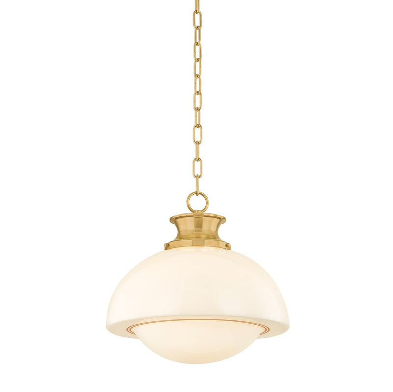 Mitzi - H1090701-AGB - One Light Pendant - Celine - Aged Brass