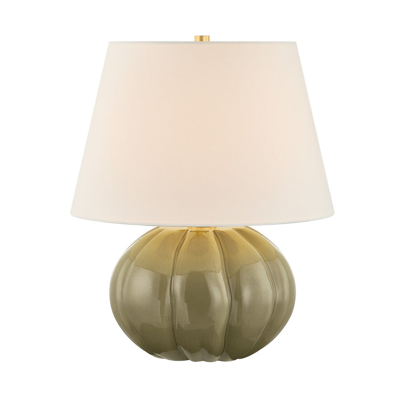 Mitzi - HL1117201-AGB/CHC - One Light Table Lamp - Beata - Aged Brass