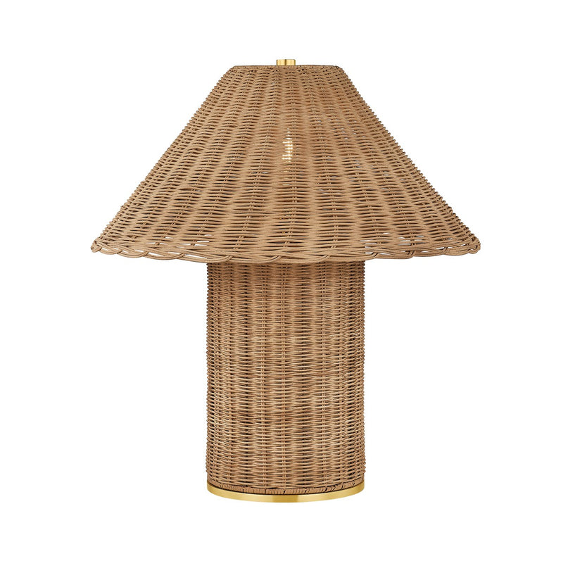 Mitzi - HL1138201-AGB - One Light Table Lamp - Jeanette - Aged Brass
