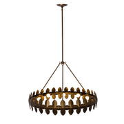Kalco - 529056PAB - Nine Light Chandelier - Vittoria - Pearlized Antique Brass