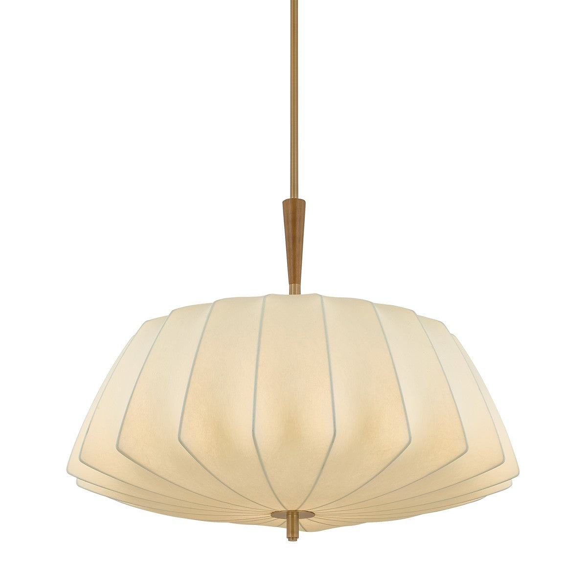Troy Lighting - F4332-PBR - One Light Pendant - Flinders - Patina Brass