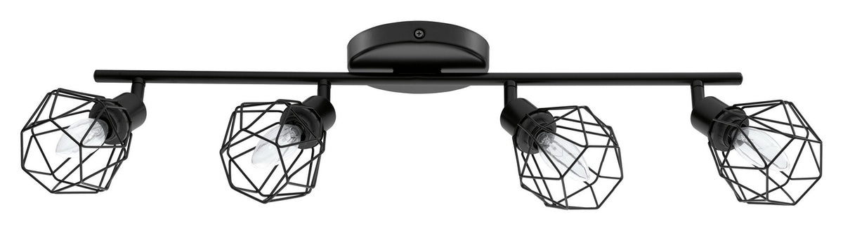 Eglo USA - 202168A - Four Light Track - Zapata - Matte Black