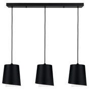 Eglo USA - 206246A - Three Light Linear Pendant - Bolivia - Black
