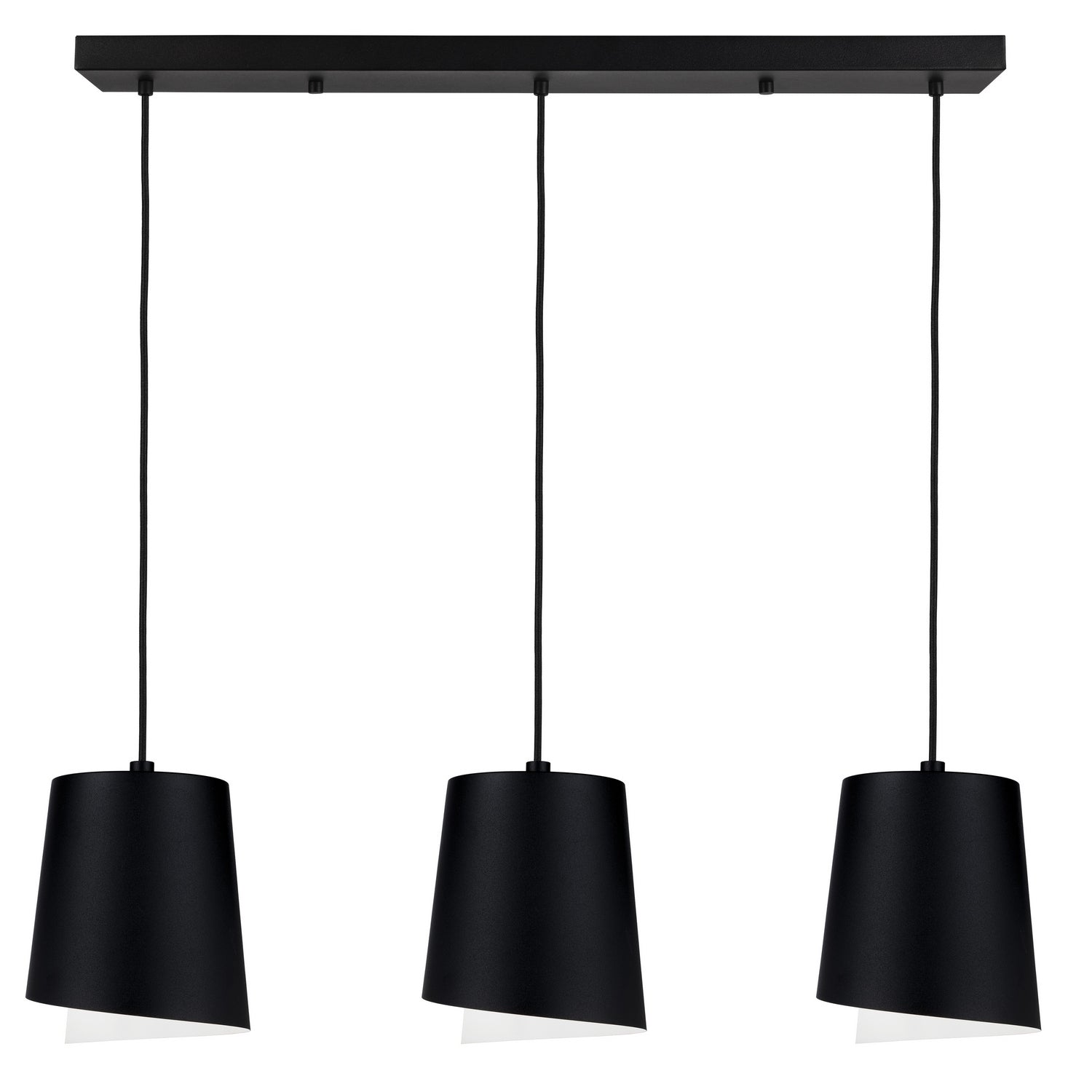 Eglo USA - 206246A - Three Light Linear Pendant - Bolivia - Black