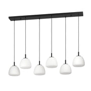 Eglo USA - 390203A - Six Light Linear Pendant - Balmes - Black
