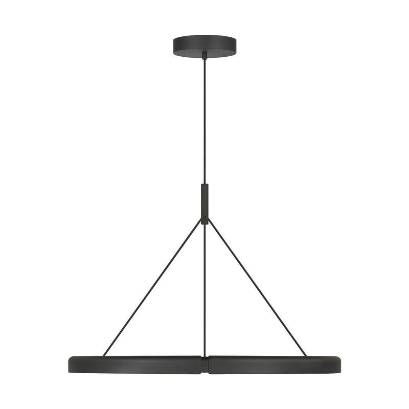 Visual Comfort Modern - PBCH80327B - LED Chandelier - Cloak - Nightshade Black