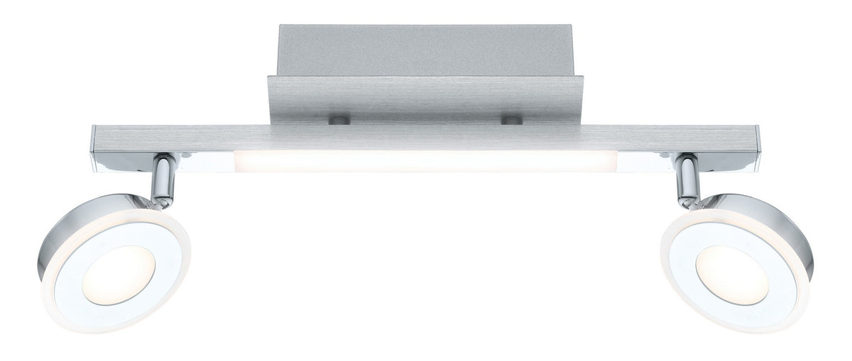 Eglo USA - 95997A - LED Fixed Track Light - Cardillio - Brushed Aluminum & Chrome
