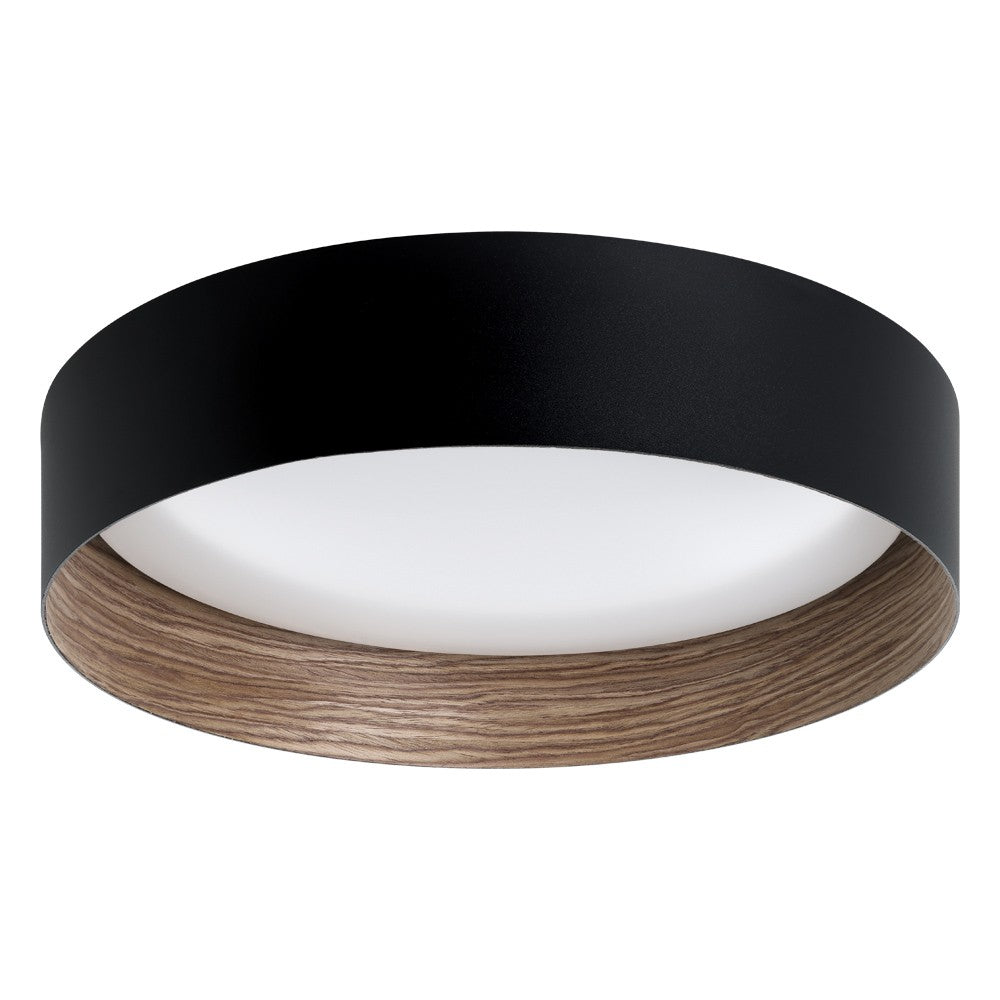 Eglo USA - 206239A - LED Ceiling Mount - Ester - Black, Sandlewood