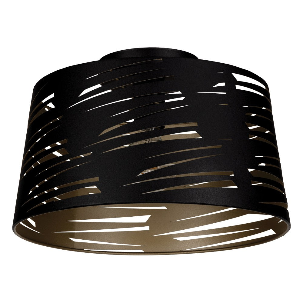 Eglo USA - 206306A - One Light Ceiling Mount - Akers Mill - Black