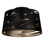 Eglo USA - 206306A - One Light Ceiling Mount - Akers Mill - Black