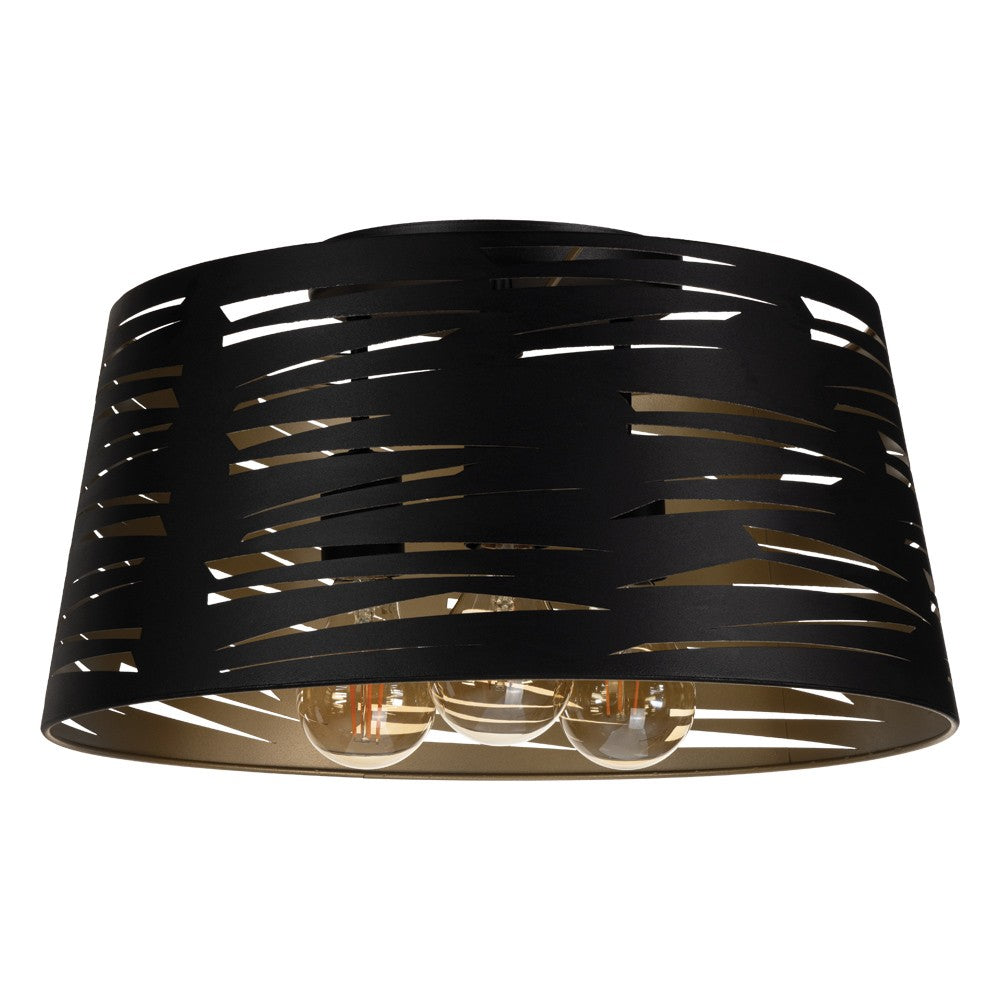 Eglo USA - 206307A - Three Light Ceiling Mount - Akers Mill - Black